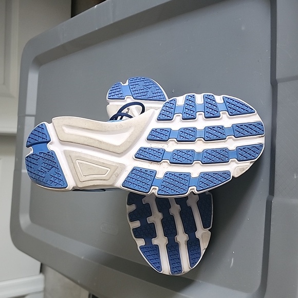 UNDER ARMOUR Womens Micro G Speed White/Blue Running Shoes Sneakers size 8.5 - Picture 2 of 4